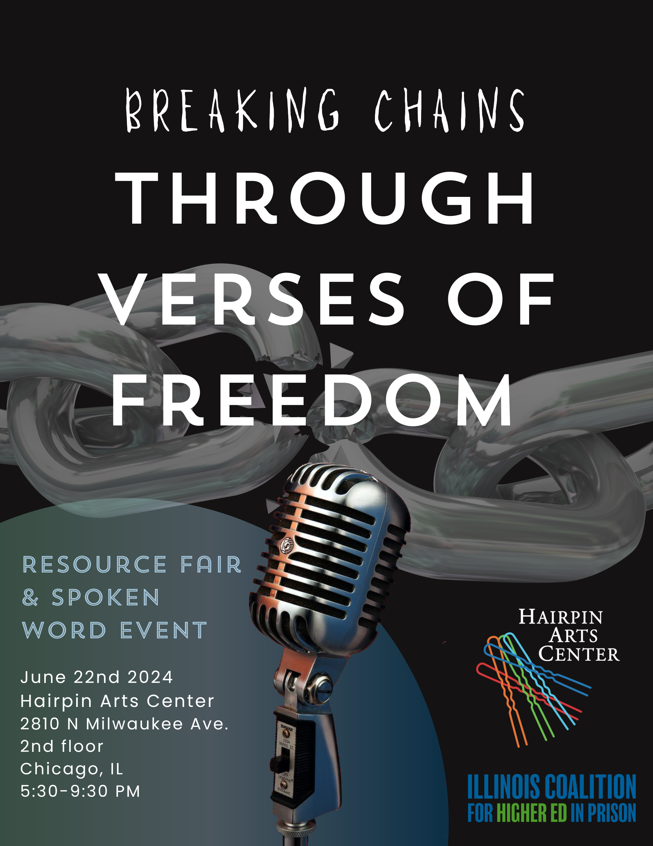 “Breaking Chains Through Verses of Freedom” – Resource Fair and Spoken Word Event